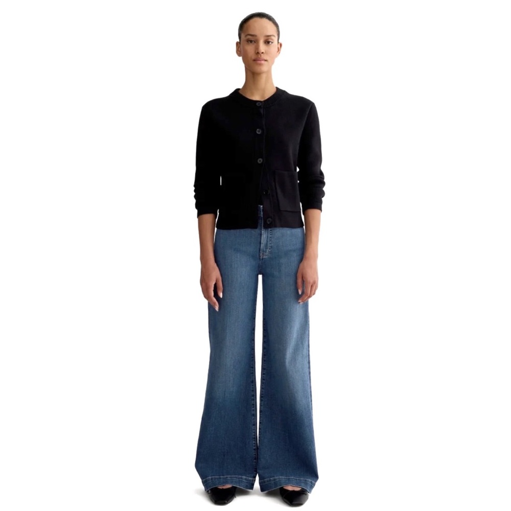 Everlane The High-Key Jean in Mid Indigo 33 16 Plus Preowned